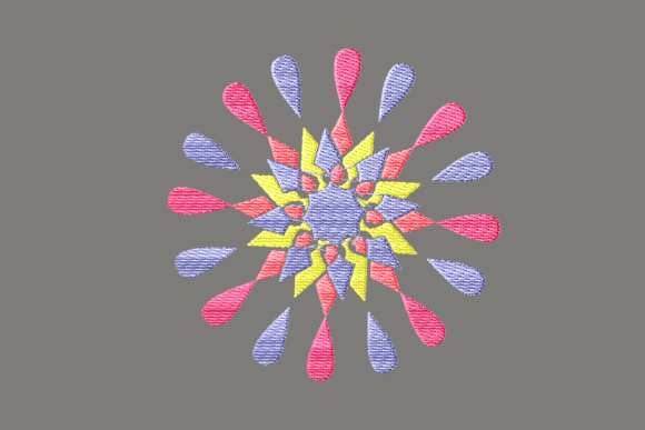 Multi Layer Mandala: A Seasonal Embroidery Gem