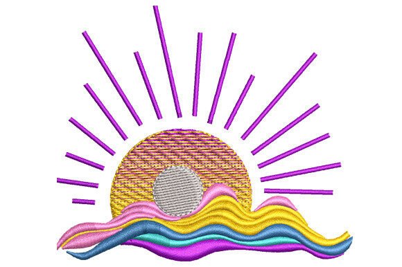 Sunrise Scene Embroidery Review